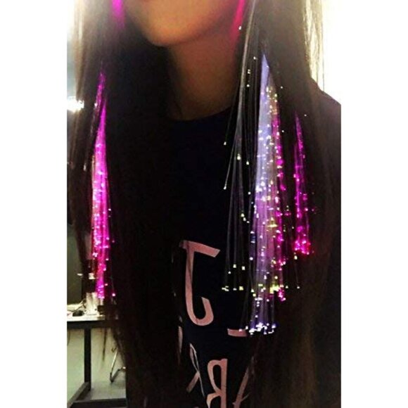 LED Light Up Hair Clips 30 Pack Glow in the Dark Party Accessories Women Girls main image 5
